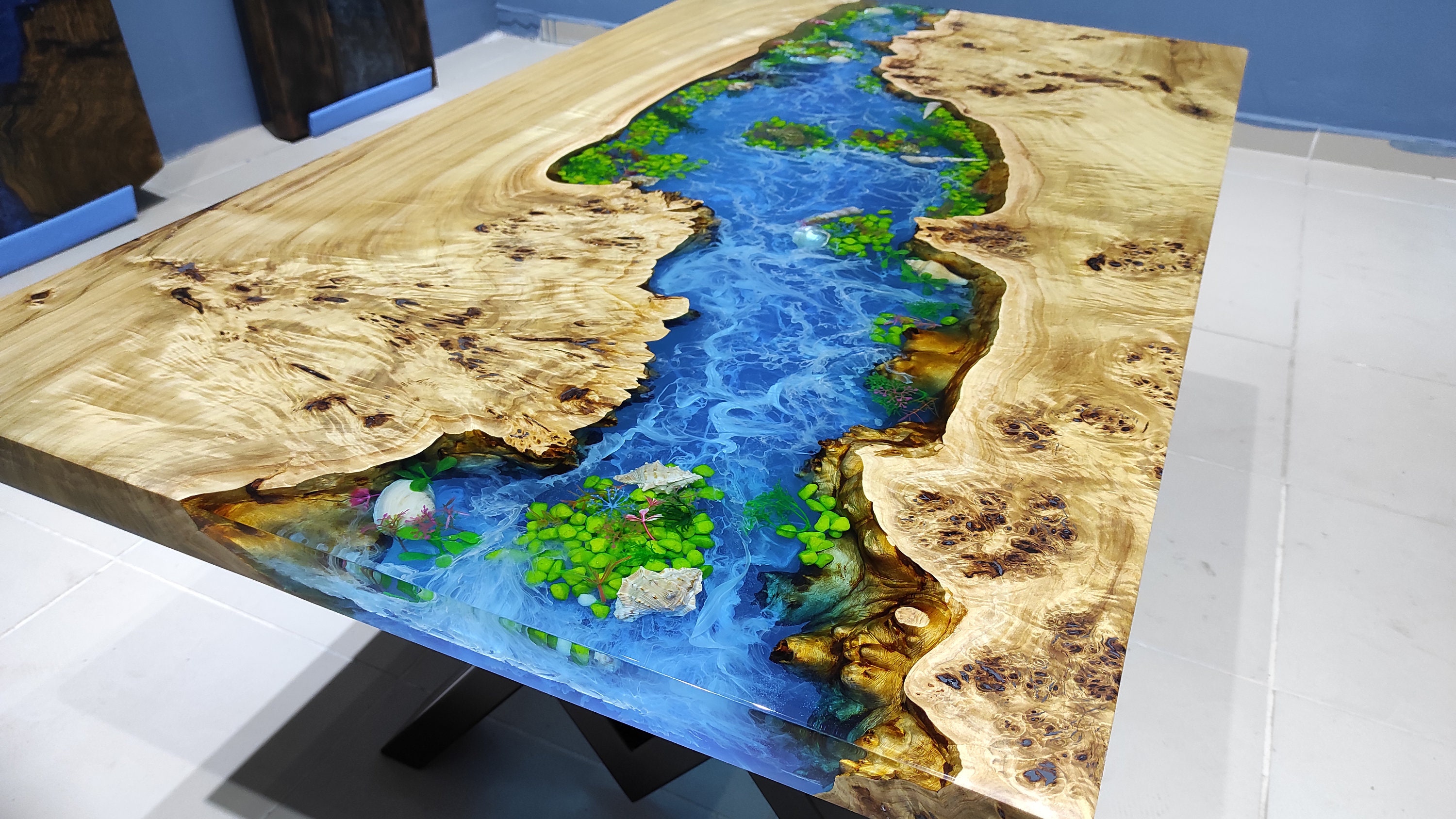 Epoxy Resin Tableepoxy Resin Dining Table Epoxy Table Resin Etsy UK