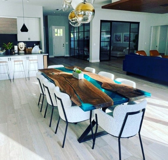 Custom Order Epoxy Resin Table Epoxy Resin Dining Table Epoxy
