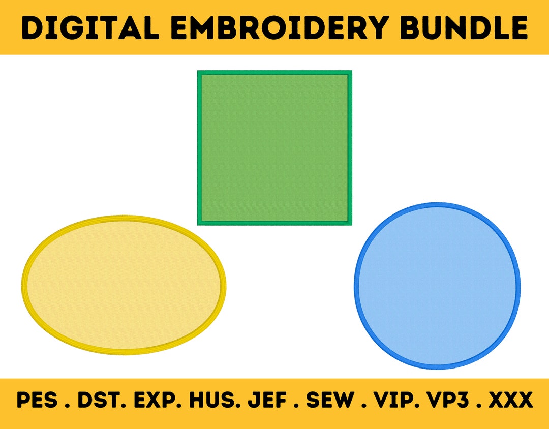 Appliqué Border Bundle, Appliqué Shapes Set, Appliqué Border Design