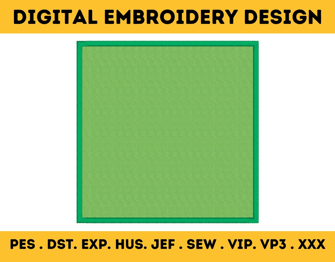 Appliqué Square, Appliqué Border Design, Machine Embroidery Design 5