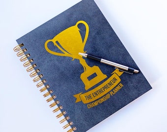 The Entrepreneur Championship Planner, 2024 Planner for Creative Entrepreneurs, Notebook for Makers Entrepreneurs, Business Planner, Journal