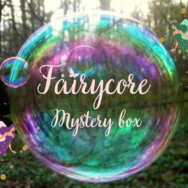 Feen Stil Mystery Box, Überraschungskiste mit Schmuck, Fairycore ästhetischen Schmuck und Accessoires, Handgefertigte Schmuck-set