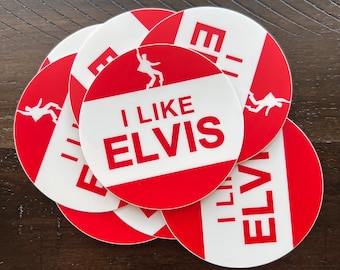 I LIKE Elvis Sticker