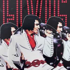Elvis Presley - Polk Salad Annie Sticker - Seidenmatt Laminat