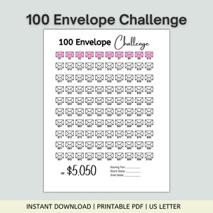 100 envelope challenge total amount 100 envelope challenge total amount