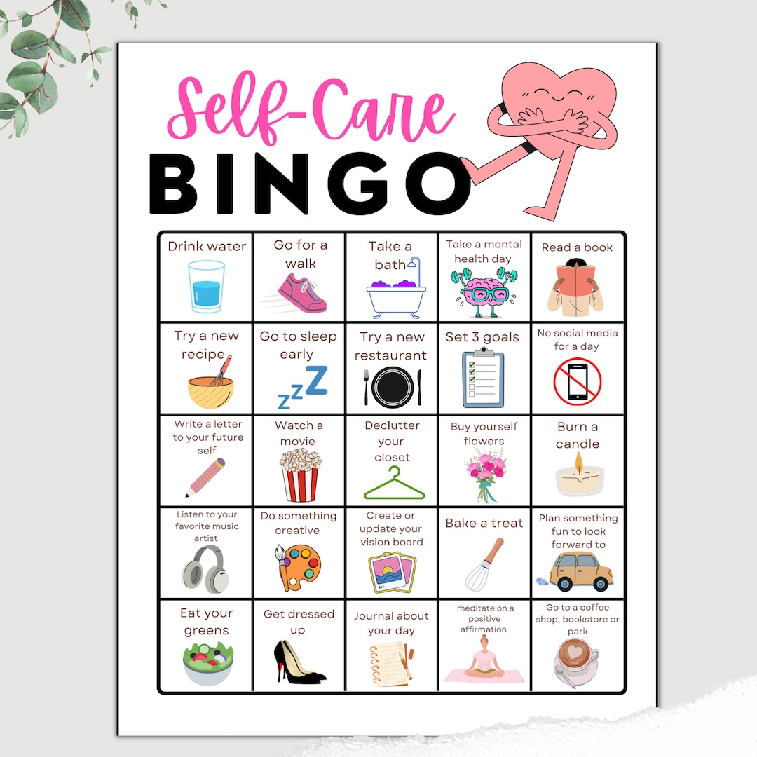 self-care-bingo-self-care-printable-self-care-digital-download-mental-health-bingo-wellness