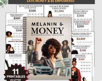 Savings Binder, Financial Planner, Saving Challenge, Money Saving, Money Challenge, Low Income Savings, Black Girl Savings, Saving Planner