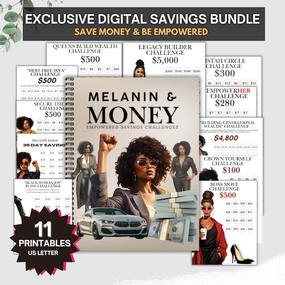 Savings Binder, Financial Planner, Saving Challenge, Money Saving, Money Challenge, Low Income Savings, Black Girl Savings, Saving Planner