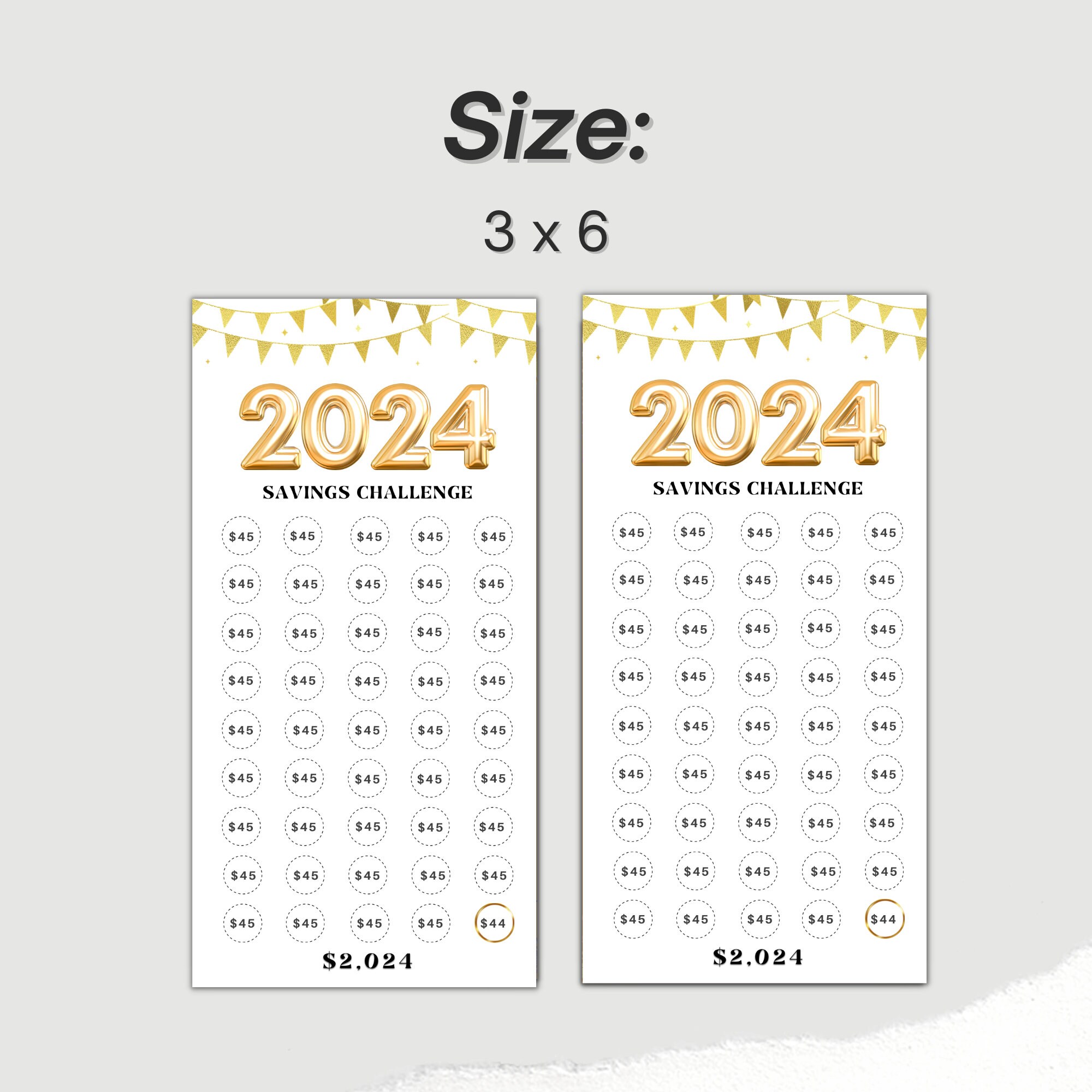Save 2024 in 2024 New Year Savings Challenge 2024 Savings Etsy Australia