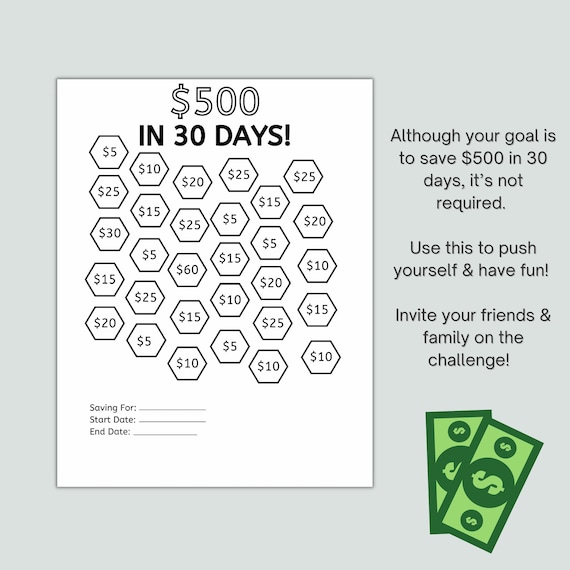 Firetin Classeur d’économie d’Argent du Défi 100 Jours,Une façon Simple et  Amusante d'économiser 5 050 $ Classeur de défis d'épargne - Organisateur de