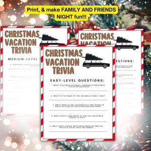 Christmas Vacation Trivia, Griswold Christmas Party, Christmas ...