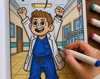 Supernatural Kawaii Coloring Pages – 13 Page Unofficial Fan Art (PDF Download)