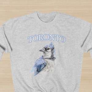 Toronto Blue Jays Vintage Style Mlb Crewneck Sweatshirt - Bluefink