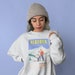 Ski Alberta Canadian Rockies - Retro Crewneck Sweatshirt, Ski Sweatshirt, Apres Ski Aesthetic 