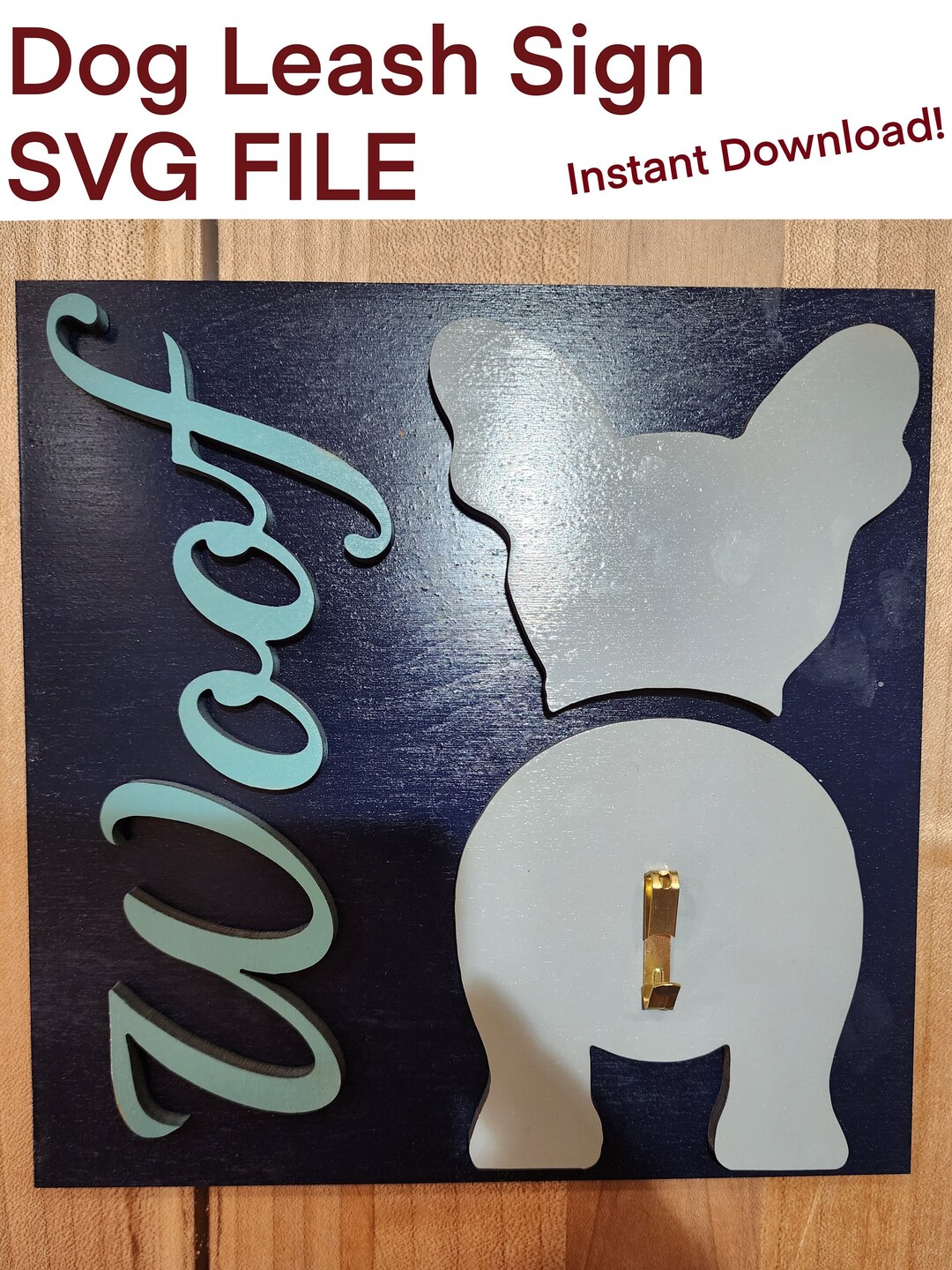 Dog Leash Sign Digital File, Dog Sign, Leash Holder, Dog Leash