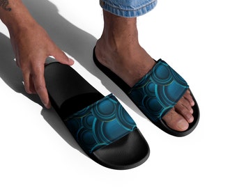 JON-  Custom Comfort: Personalized Men's Summer Slides