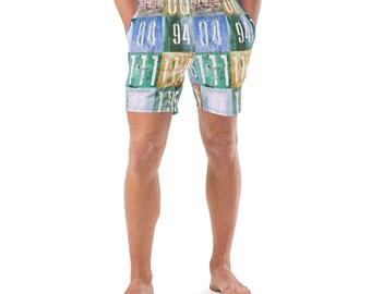 AFFIRMED- Custom All-Over Print Recycled Swim Trunks