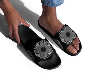 VERNON-  Custom Comfort: Personalized Men's Summer Slides