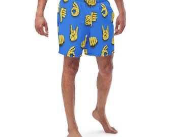 SEABISCUIT- Custom All-Over Print Recycled Swim Trunks