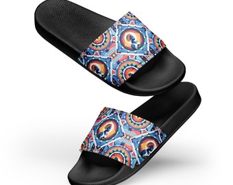 CASSANDRA-  Sunshine Stride - Custom Splendor: Vibrant Summer Women's Slides  Women's slides