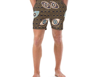 RUFFIAN- Custom All-Over Print Recycled Swim Trunks