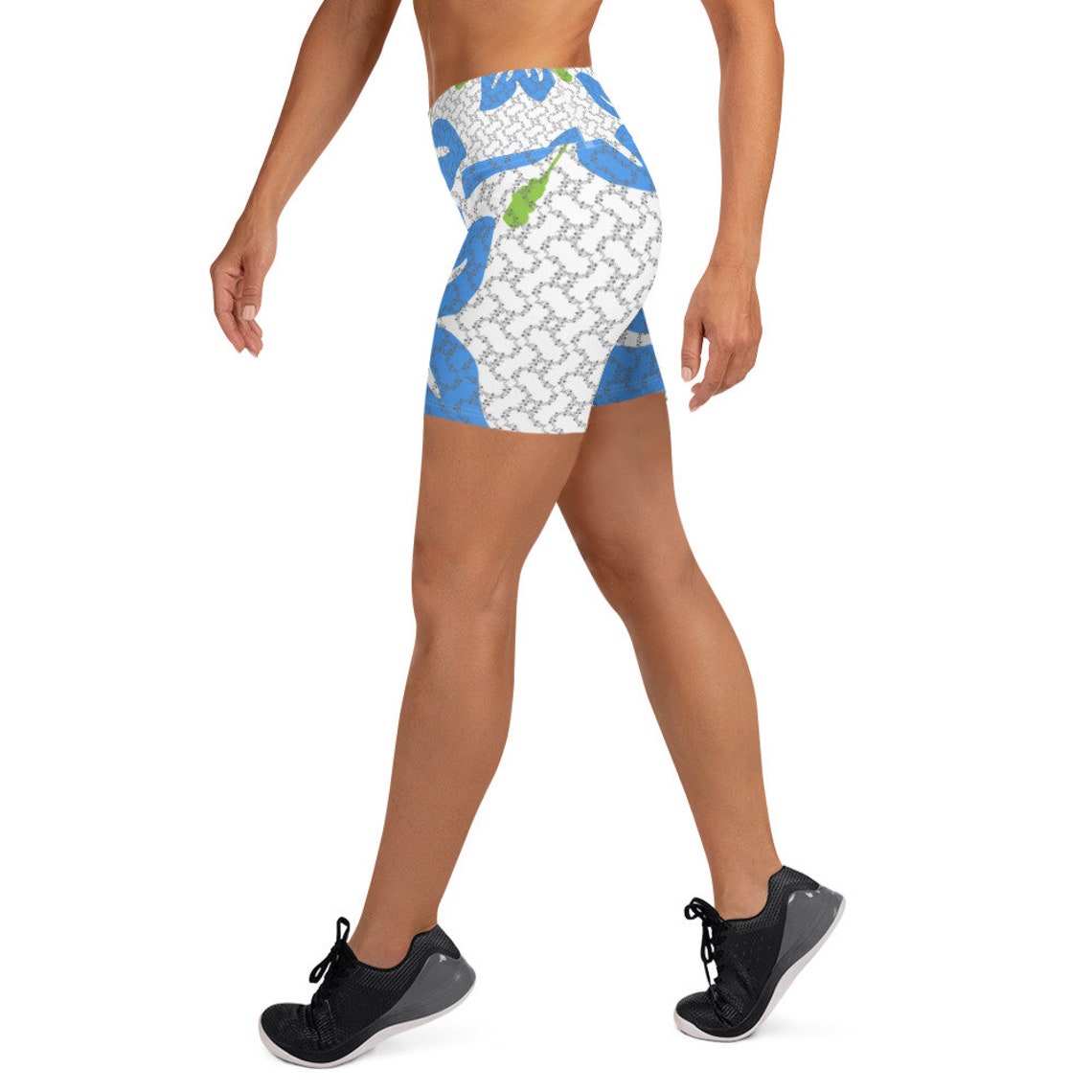 womens bermuda yoga shorts