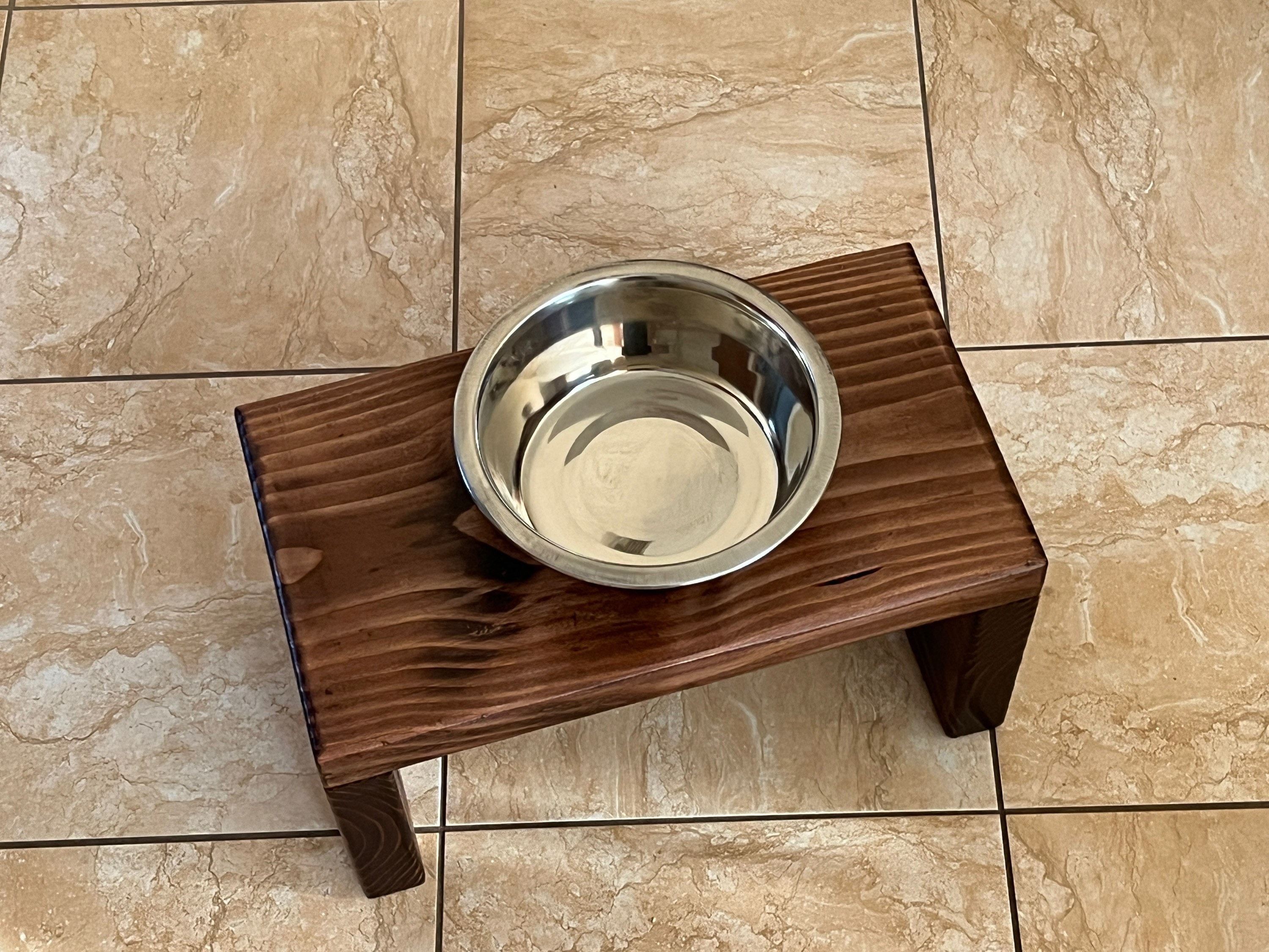 Cat Bowl Riser Etsy