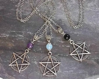 HANDMADE PENTAGRAM NECKLACE - 3 Styles to choose from - See items description