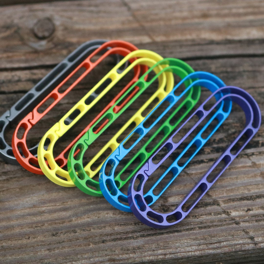 Not for Climbing Carabiner Titanium, Keychain, Organizer Etsy