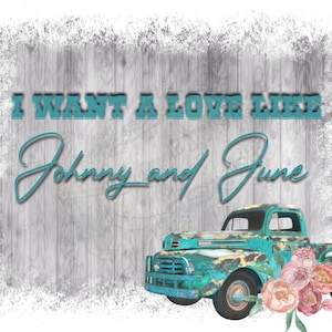 Johnny Loves June Etsy
