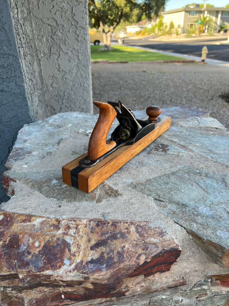 Vintage Wood and Epoxy Hand Plane Etsy