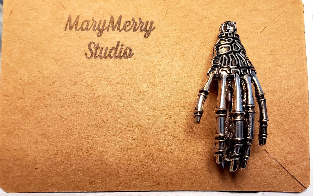 Skeleton Hand Brooch - Etsy