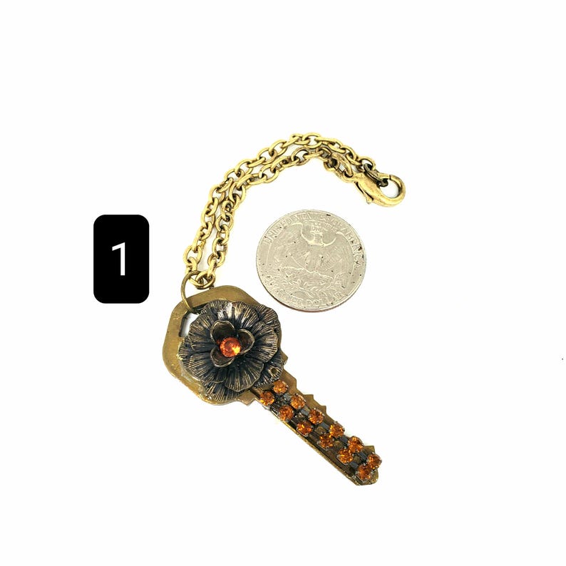 Altered Key Chains - Etsy