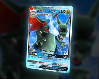 Shiny Mega Charizard Etsy Shiny Mega Charizard Etsy