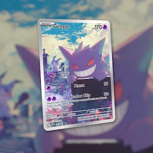 Carte du cimetière de Gengar ! Fait sur mesure !