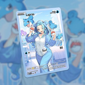 Cartão Lapras Onesie! Feito sob medida!