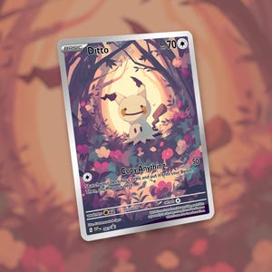 Idem carte Mimikyu ! Fait sur mesure !