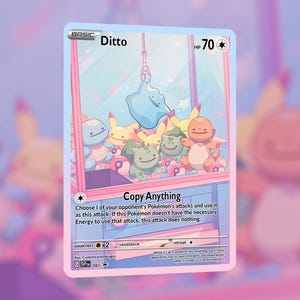 Arcade Ditto Card! Custom Made!