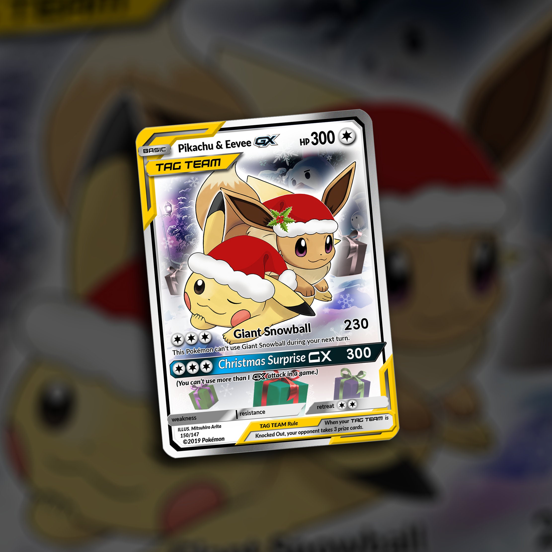 Love Eevee Card! Custom Made!