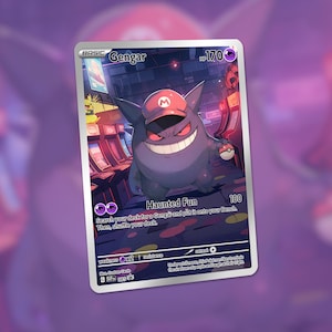 Arcade Gengar Karte! Maßanfertigung!