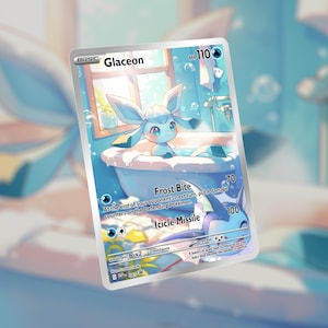 Cartão Glaceon! Feito sob medida!