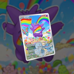Carte de la fierté de Gengar ! Fait sur mesure !