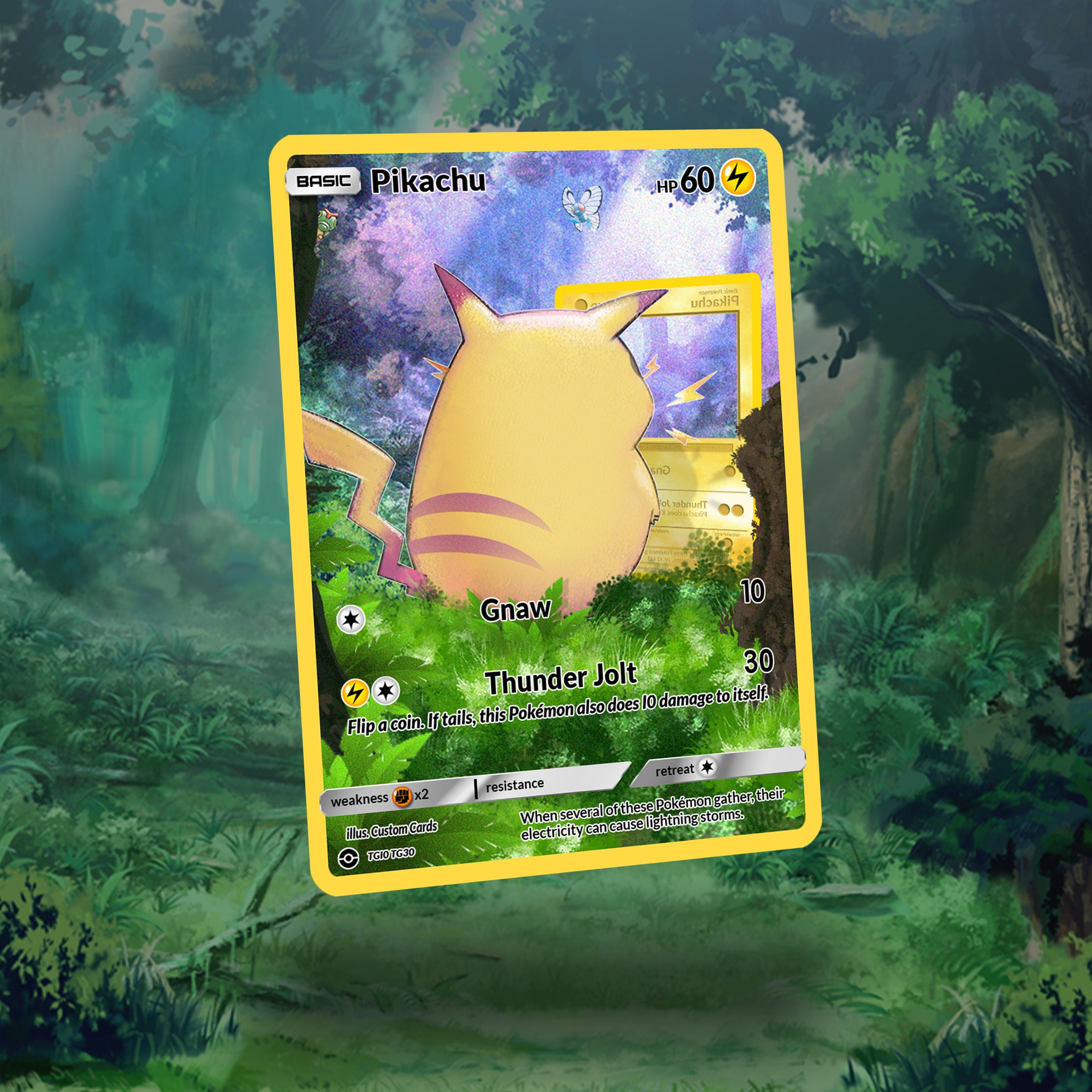 Pikachu Ditto GX Custom Made Card -  Norway