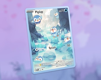 ¡Naipe Piplup! ¡Hecho a medida!