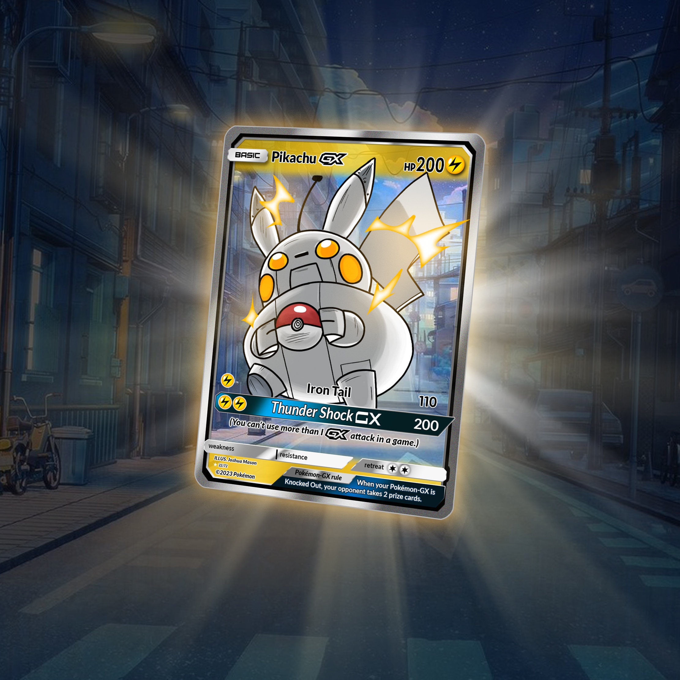 Pikachu Ditto GX Custom Made Card - Norway