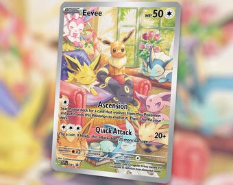 Eeveelution Chair! New! Custom Made Card!