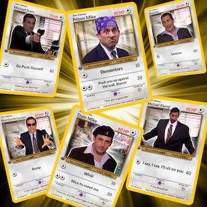 Michael Scott's Characters - Cards Set! Custom Made!