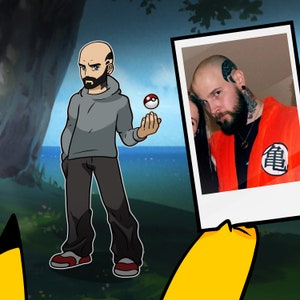 Customized Trainer Portrait! Personalized Digital Download!