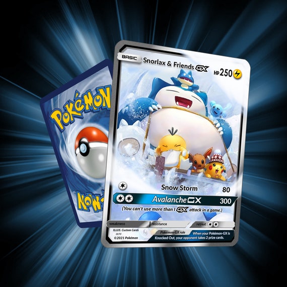  Pokemon TCG: Snorlax GX Box Card Game : Toys & Games