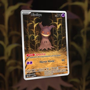 Cartão Mimikyu (estilo Gengar)! Feito sob medida!